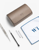 Black Month Kit – Taupe 2 Slot Watch Roll Edition