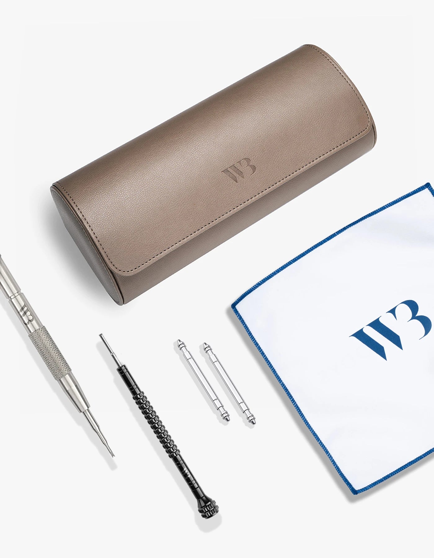 Black Month Kit – Taupe 3 Slot Watch Roll Edition