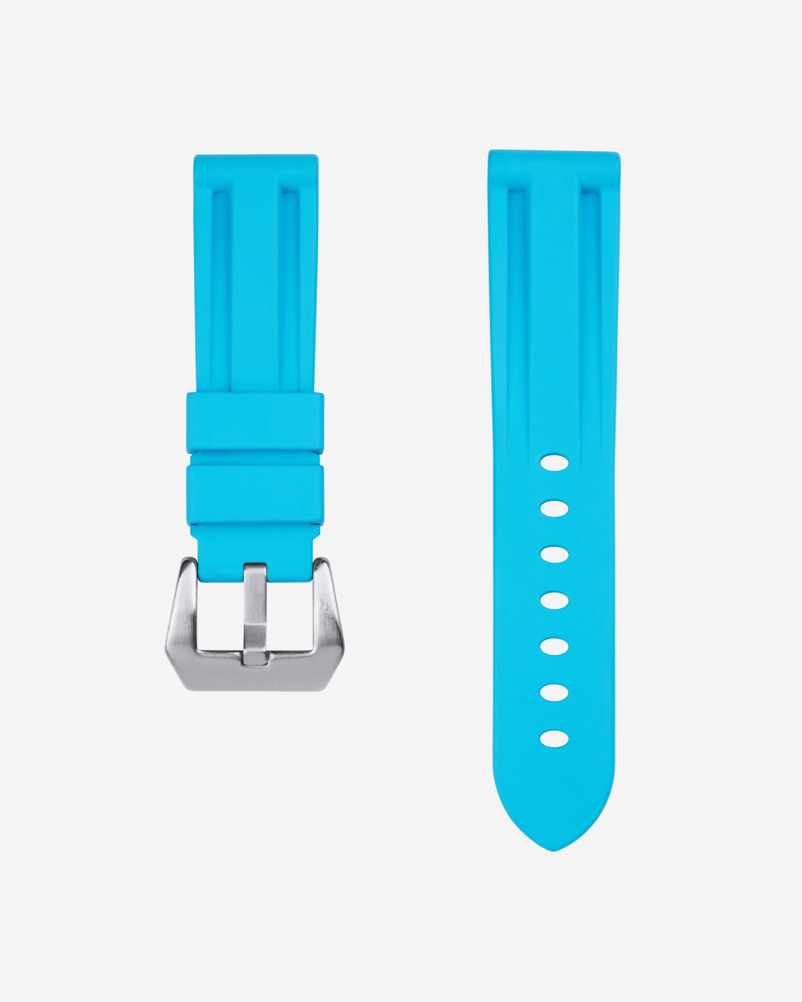 Turquoise Universal FKM Rubber Strap 20mm - 24mm - Wristbuddys