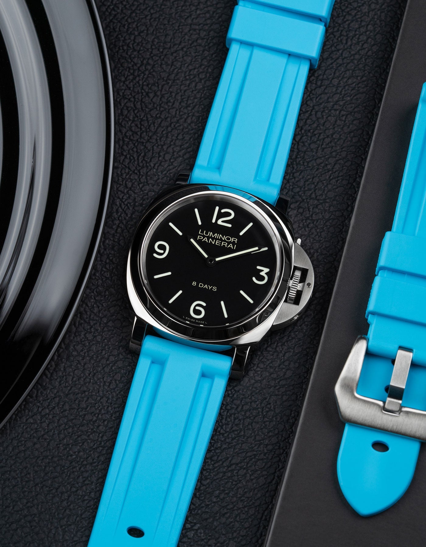 Turquoise Universal FKM Rubber Strap 20mm - 24mm - Wristbuddys