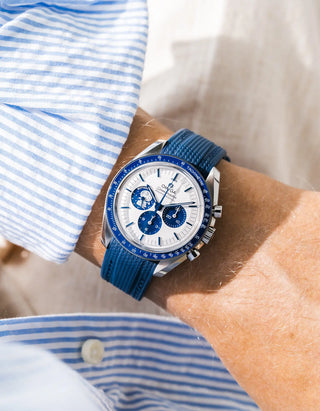 Rubber Strap for Omega Speedmaster “Silver Snoopy Award”