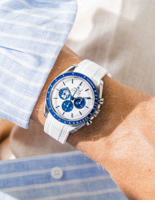 Rubber Strap for Omega Speedmaster “Silver Snoopy Award”