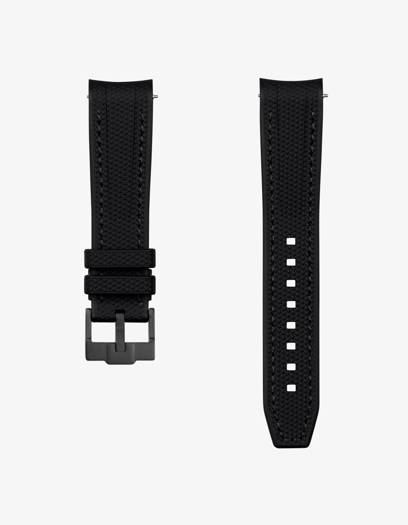 vertech black rubber strap for omega snoopy mission to the moon
