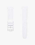 White  vertech rubber strap for Omega Snoopy


