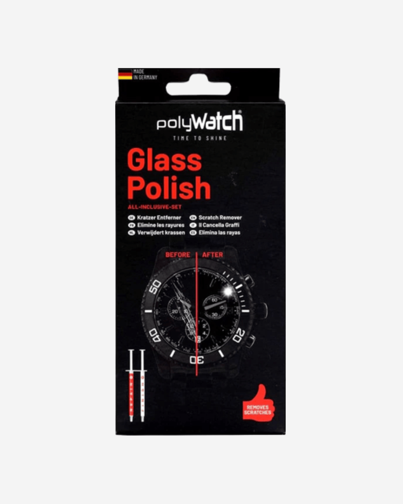 Polywatch Glass Kit Polish Remove sctrates from glass watch crystal wristbuddys wristbuddy